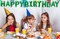 16 Inch Green Aluminum Foil "Happy Birthday" Balloons – 15-Piece Birthday Party Decoration Kit with Straw & Ribbon (Green)